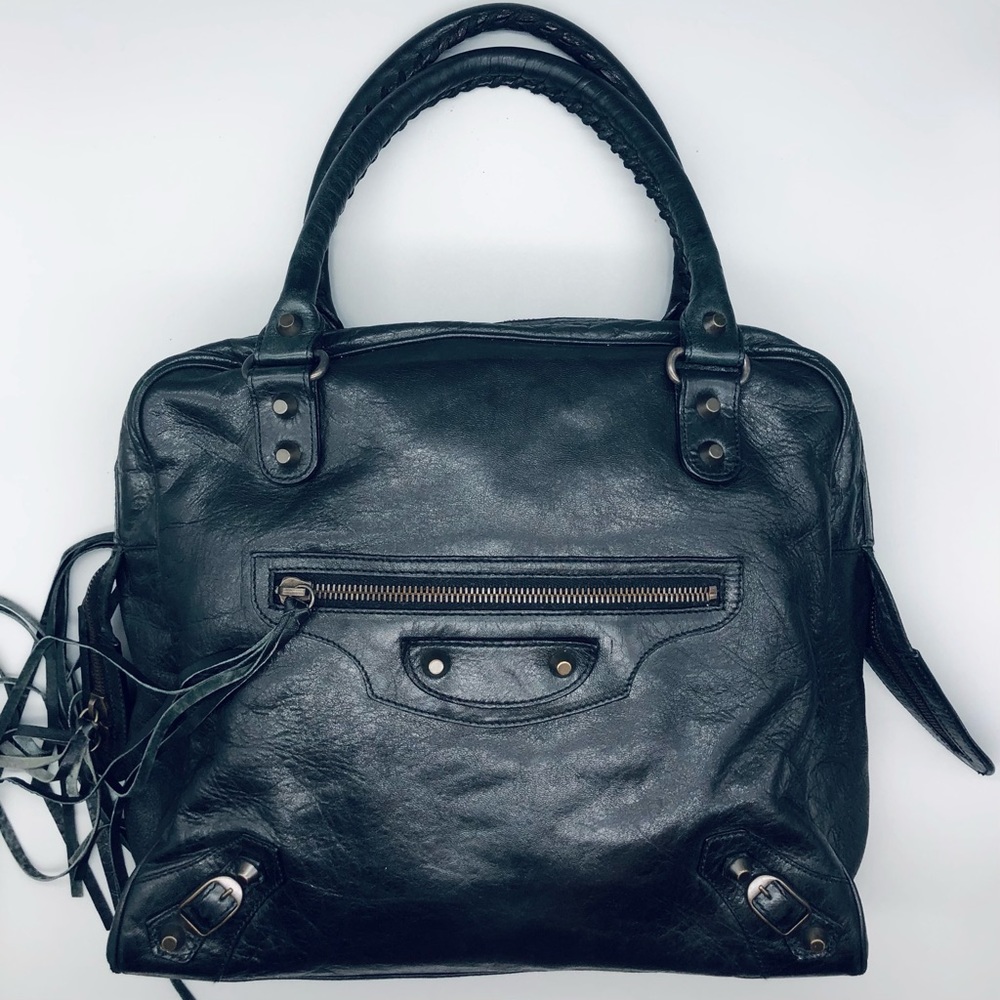 Balenciaga's Leather Square City bag